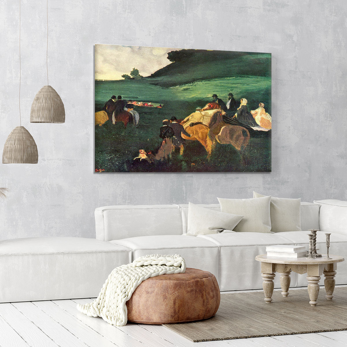 Riders in the landscape by Degas Canvas Print or Poster - Canvas Art Rocks - 6