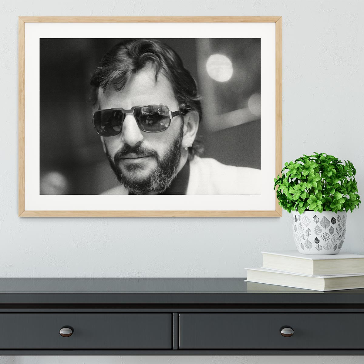 Ringo Starr former Beatle Framed Print - Canvas Art Rocks - 3