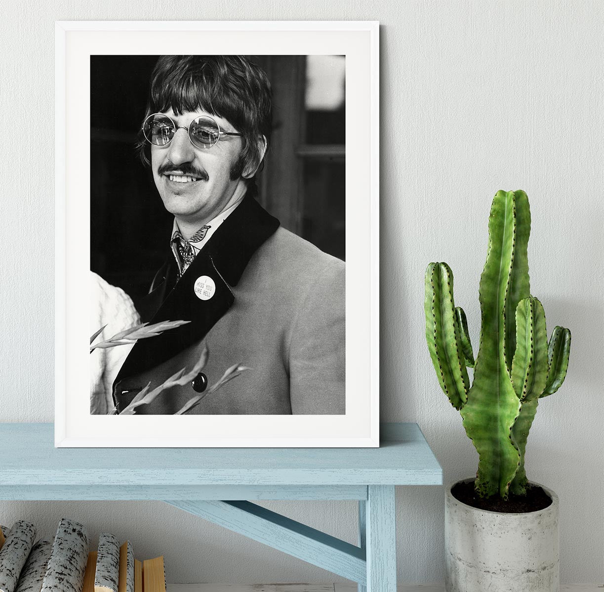 Ringo Starr of The Beatles in 1967 Framed Print - Canvas Art Rocks - 5