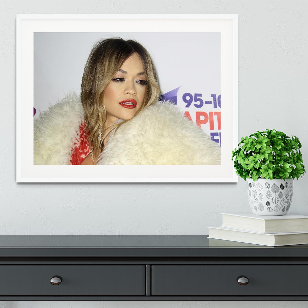 Rita Ora At the Awards Framed Print - Canvas Art Rocks - 5