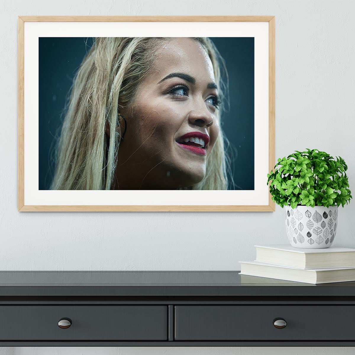 Rita Ora in 2015 Framed Print - Canvas Art Rocks - 3