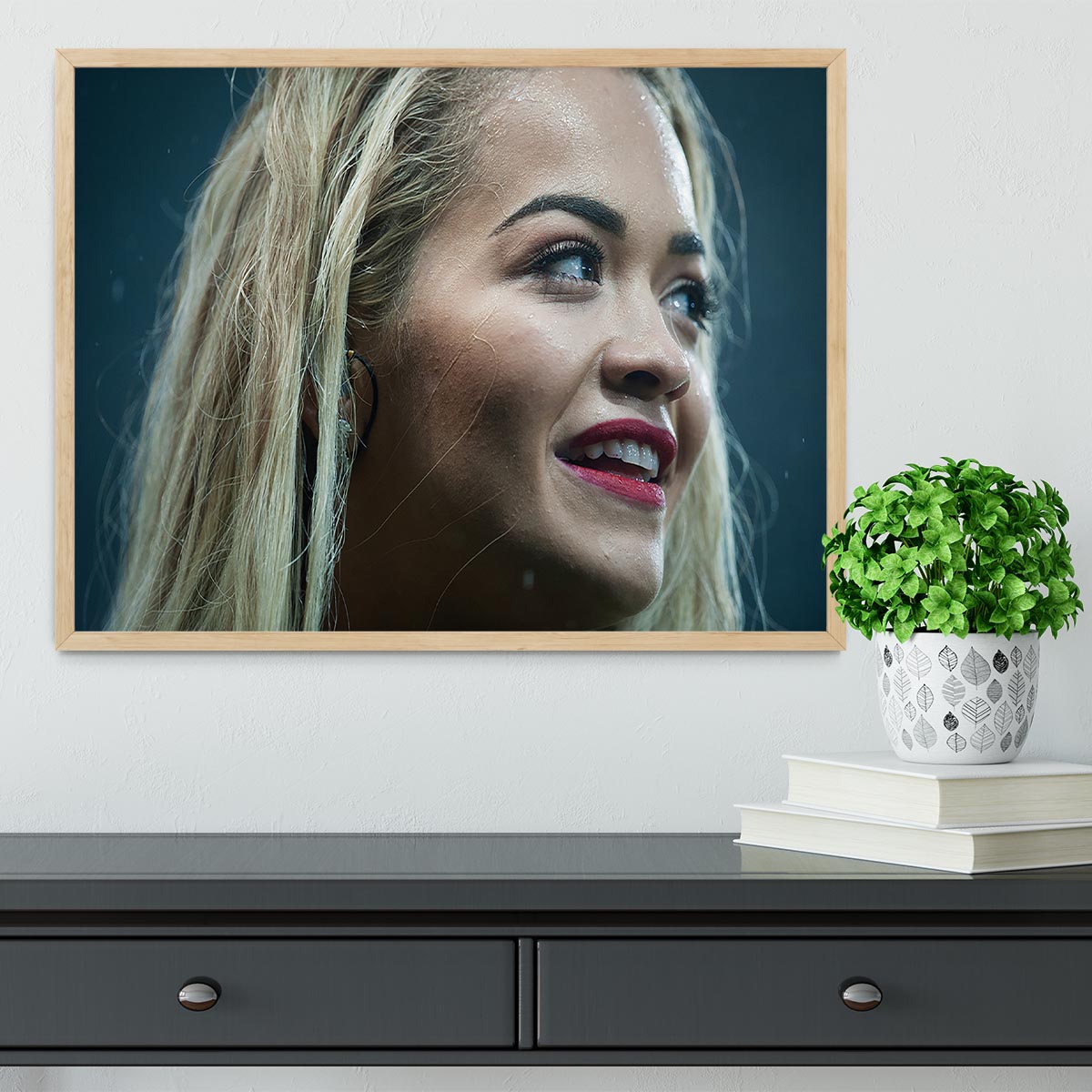 Rita Ora in 2015 Framed Print - Canvas Art Rocks - 4
