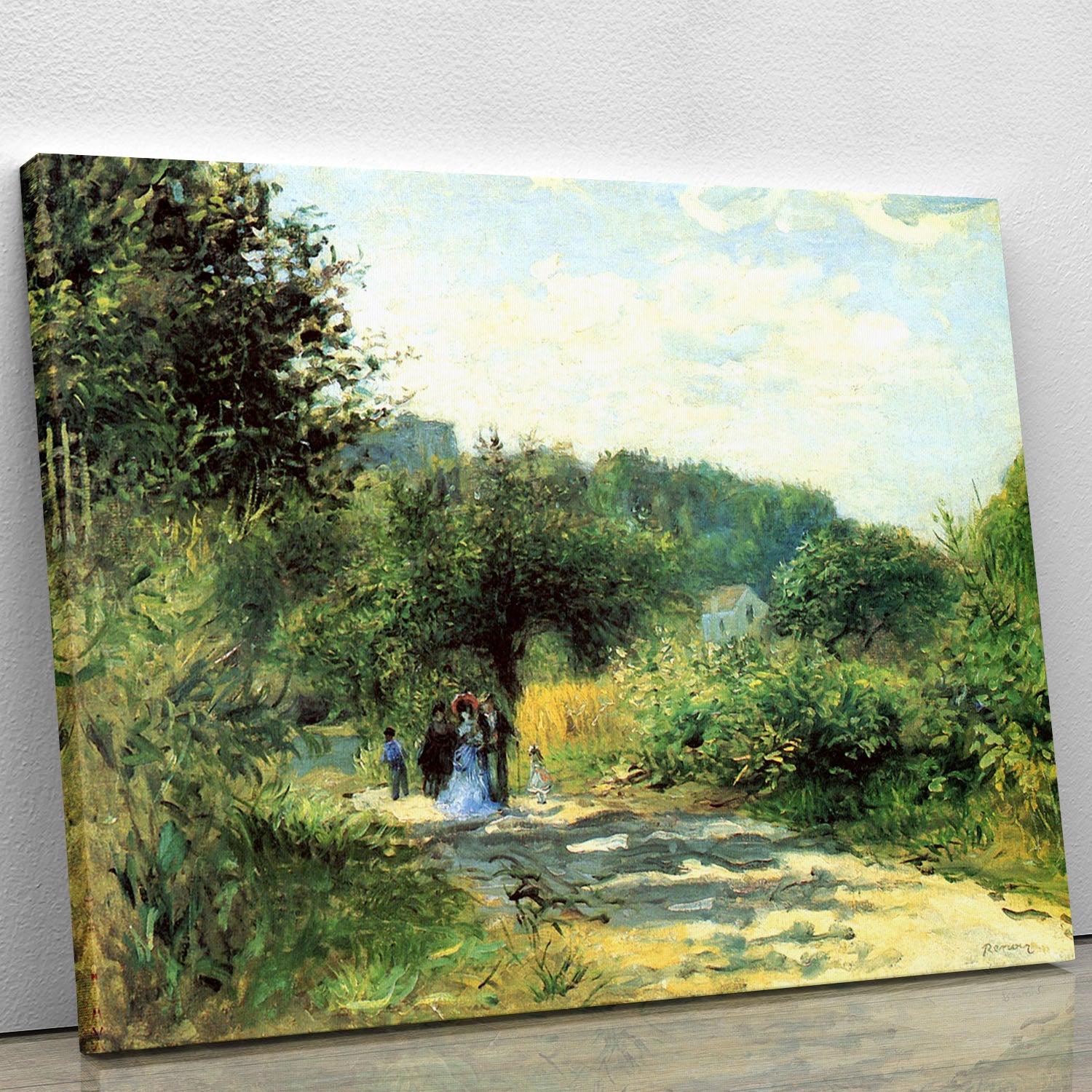 Road to Louveciennes by Renoir Canvas Print or Poster - Canvas Art Rocks - 1