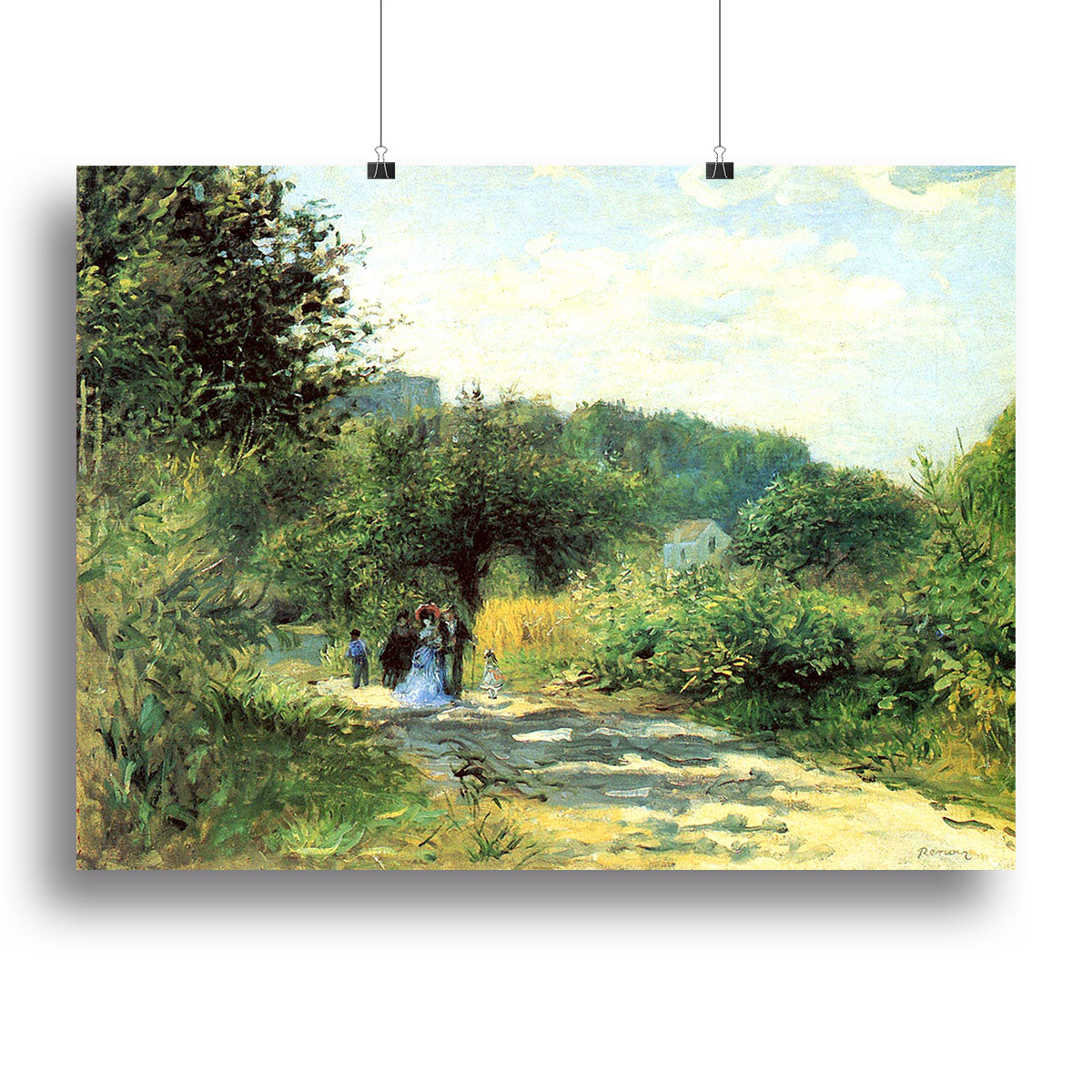 Road to Louveciennes by Renoir Canvas Print or Poster - Canvas Art Rocks - 2