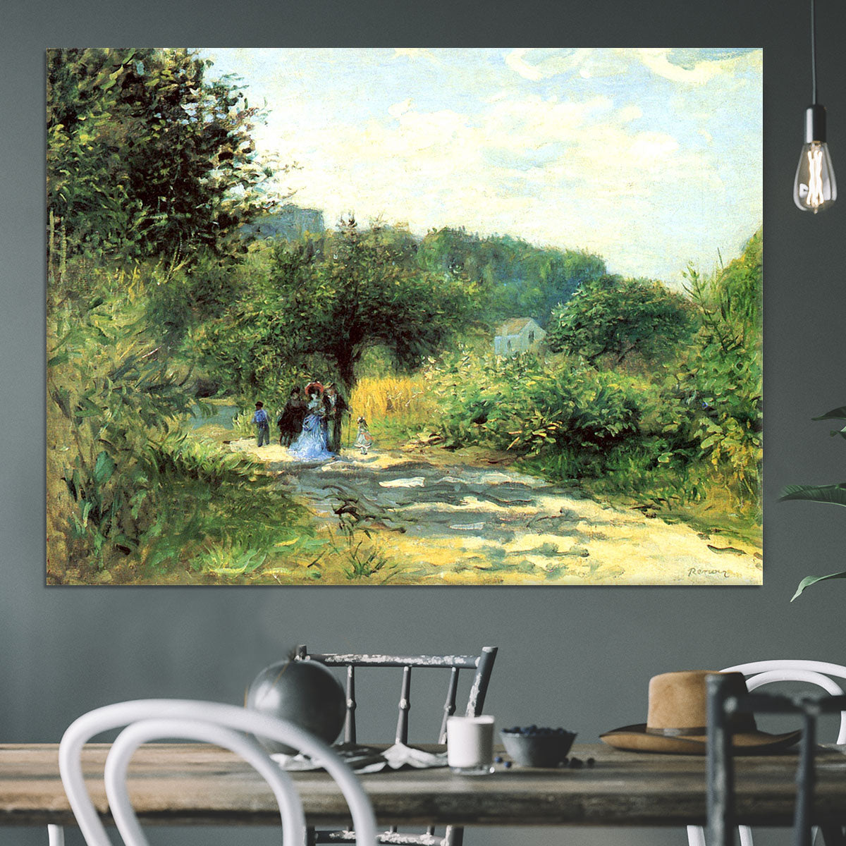 Road to Louveciennes by Renoir Canvas Print or Poster - Canvas Art Rocks - 3