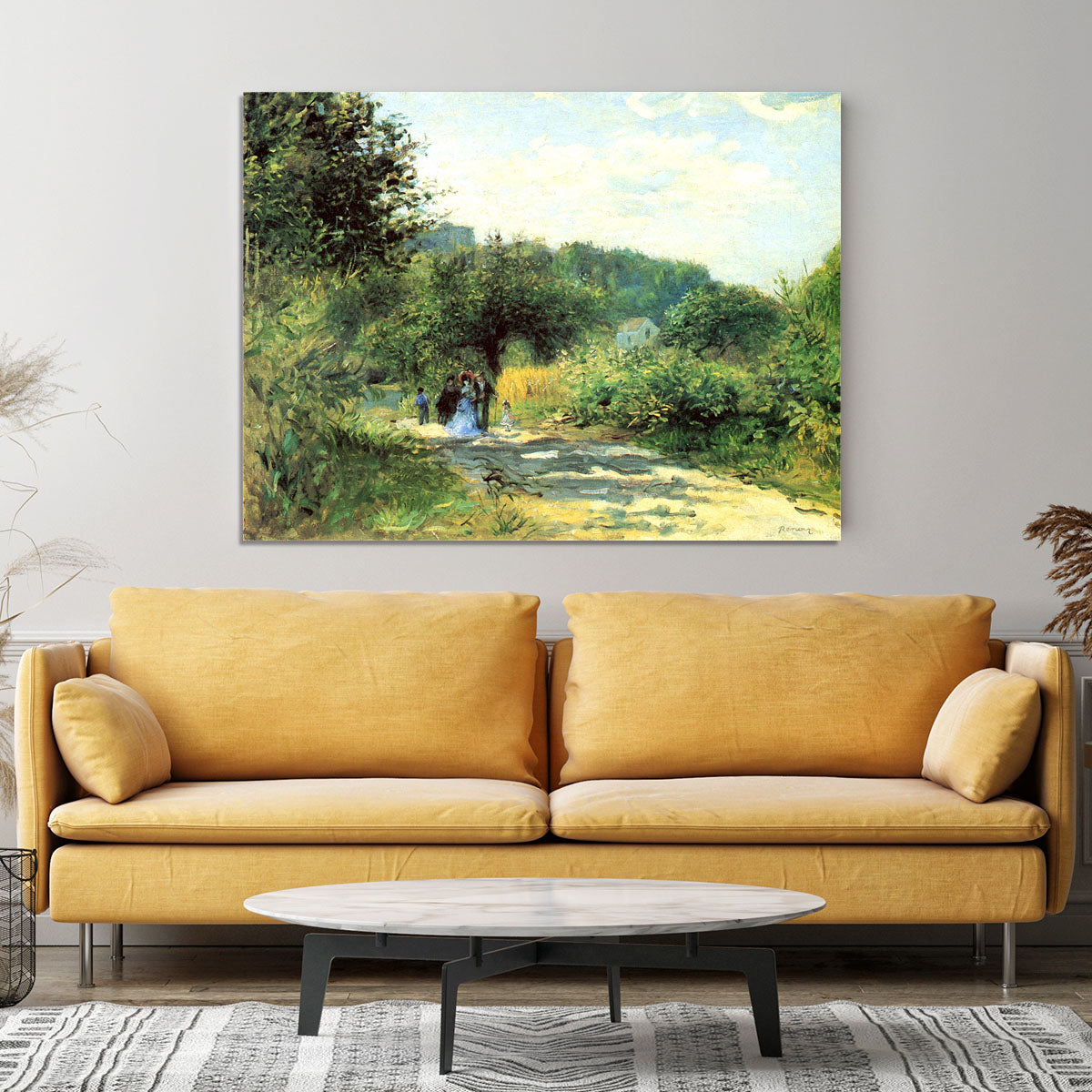 Road to Louveciennes by Renoir Canvas Print or Poster - Canvas Art Rocks - 4