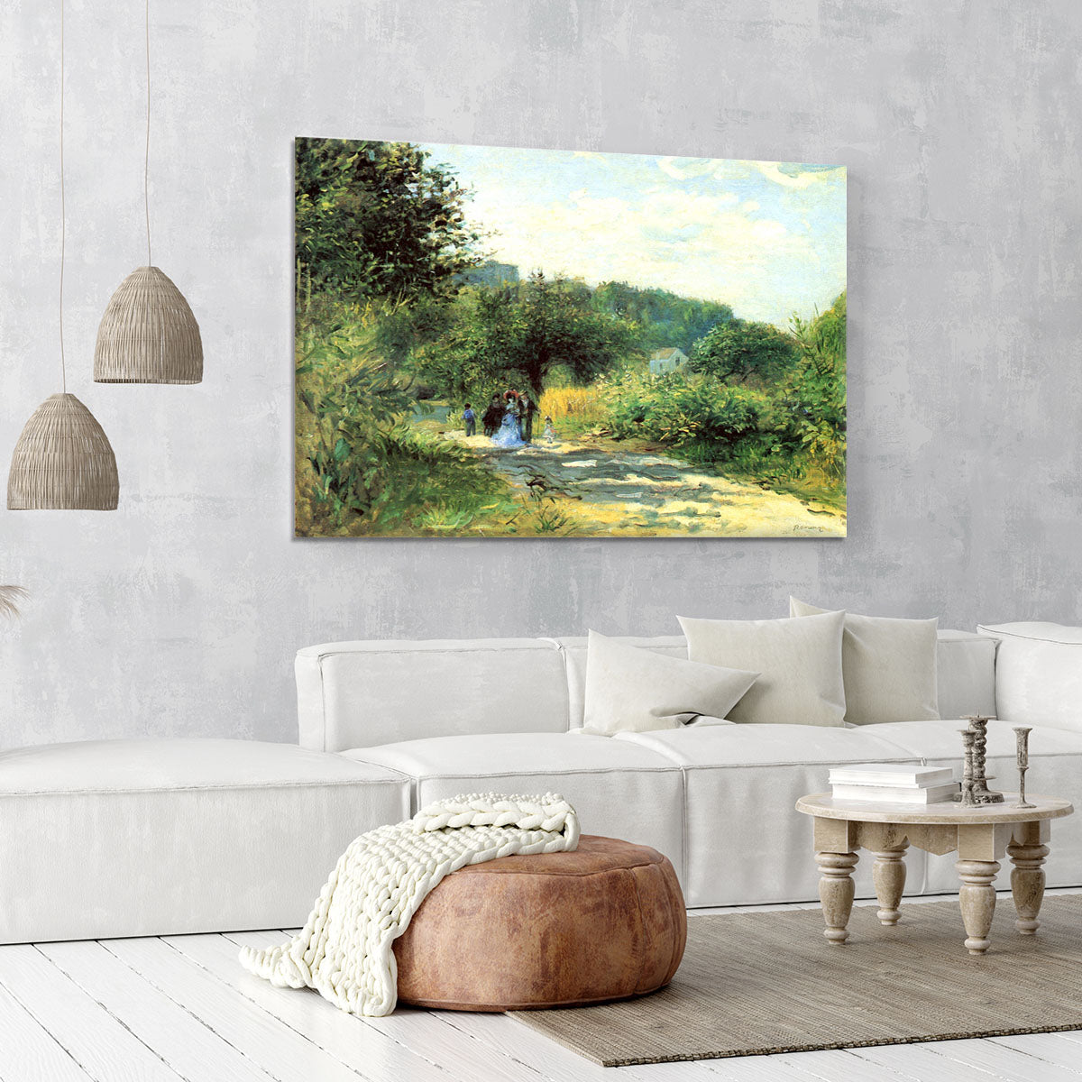 Road to Louveciennes by Renoir Canvas Print or Poster - Canvas Art Rocks - 6