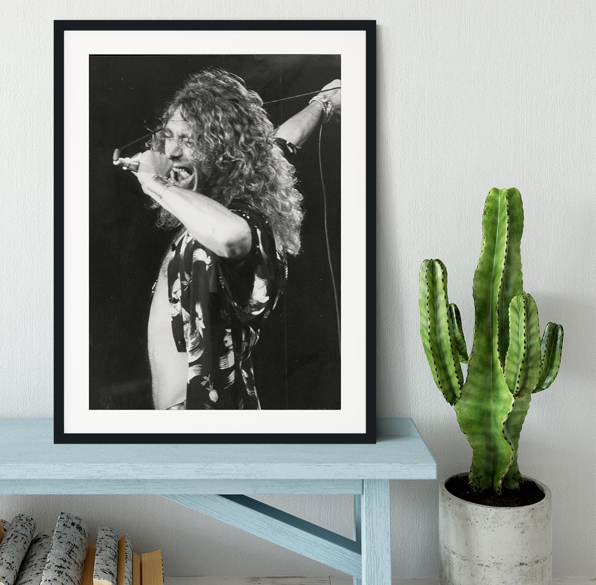 Robert Plant Framed Print - Canvas Art Rocks - 1