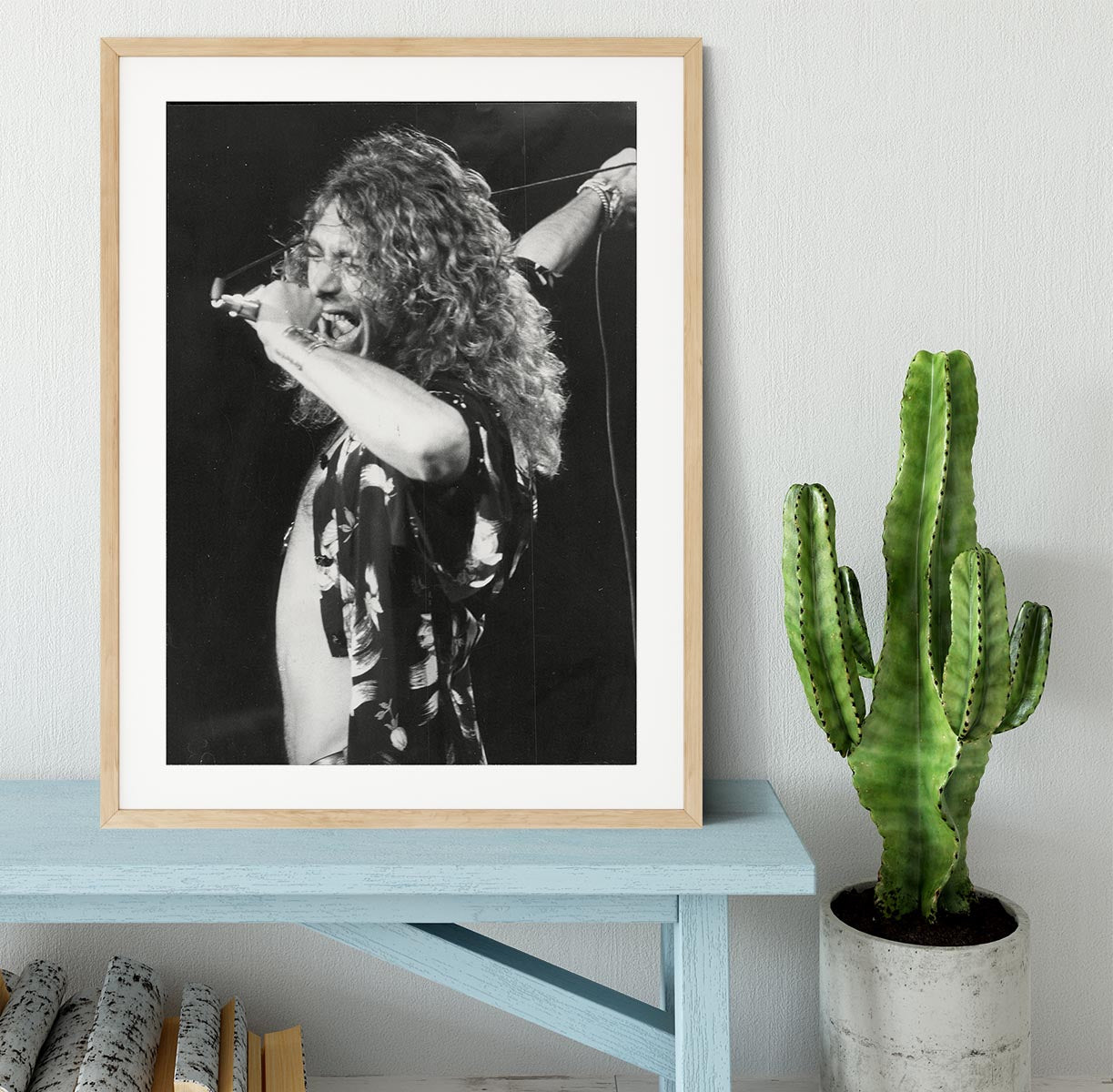 Robert Plant Framed Print - Canvas Art Rocks - 3