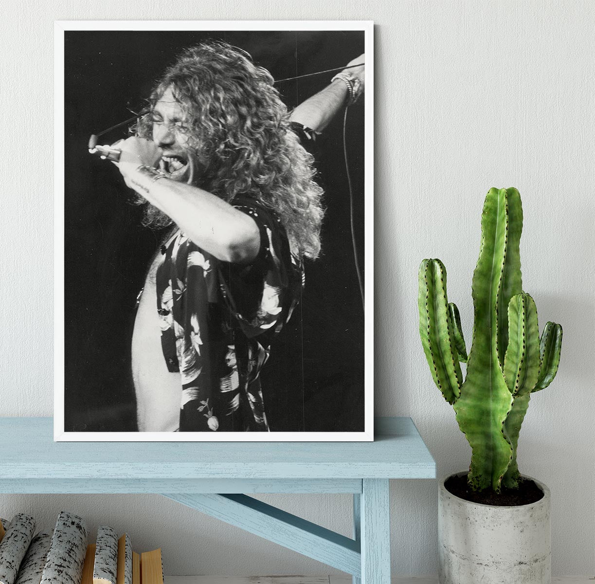Robert Plant Framed Print - Canvas Art Rocks -6