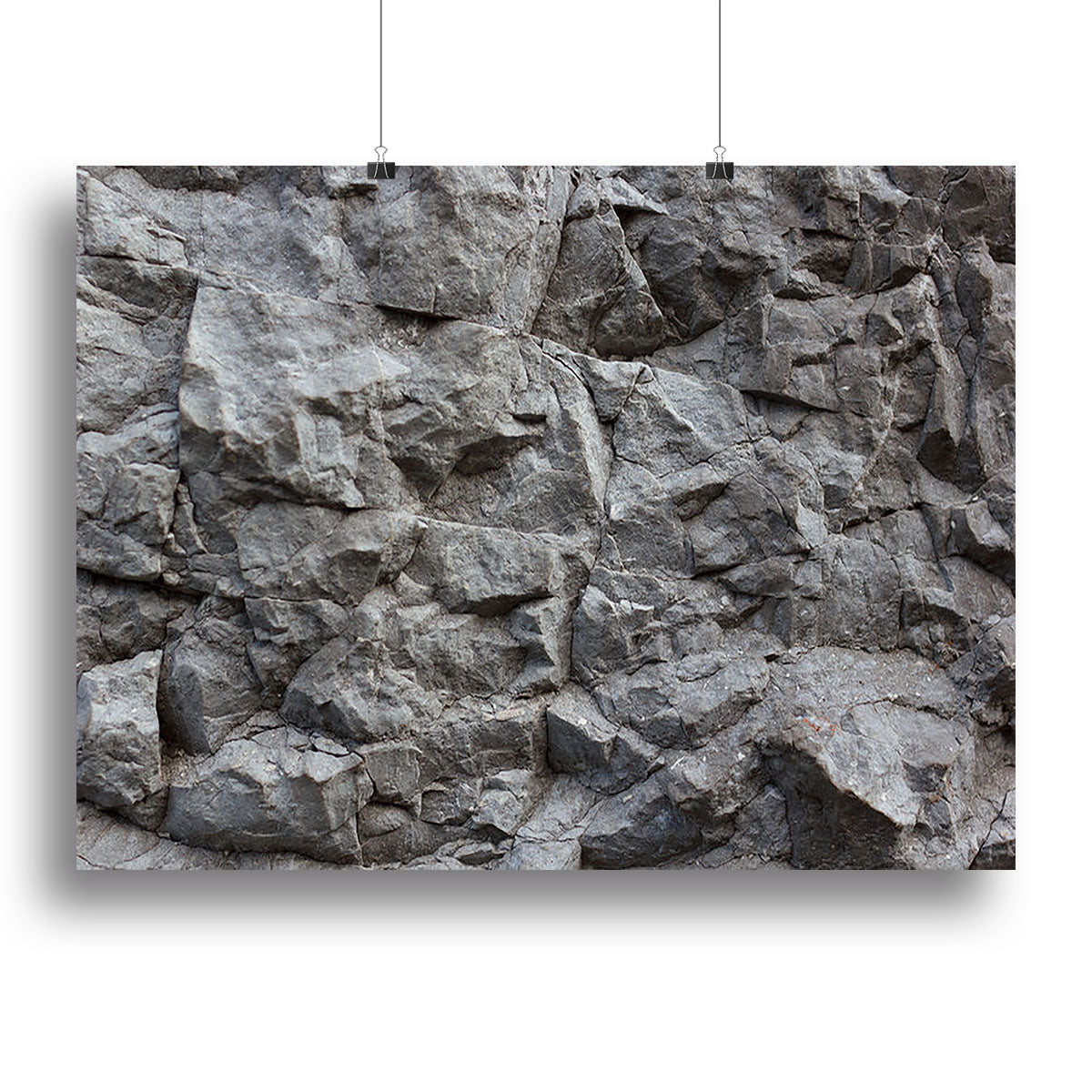 Rock texture background Canvas Print or Poster - Canvas Art Rocks - 2