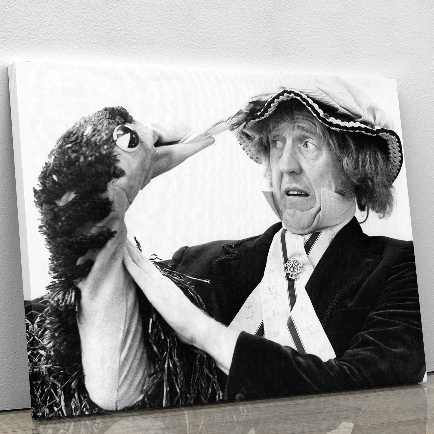 Rod Hull and Emu Canvas Print or Poster - Canvas Art Rocks - 1
