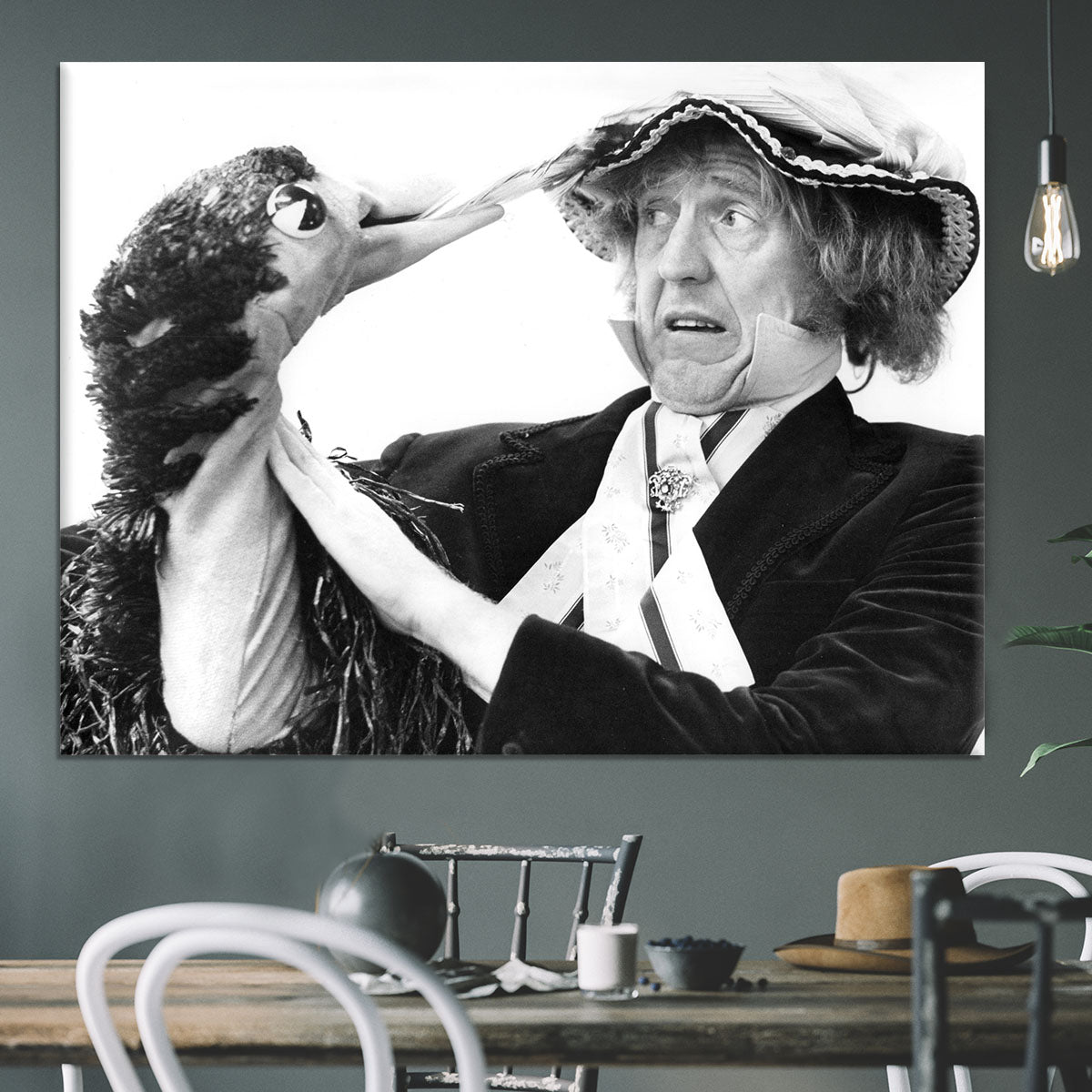 Rod Hull and Emu Canvas Print or Poster - Canvas Art Rocks - 3