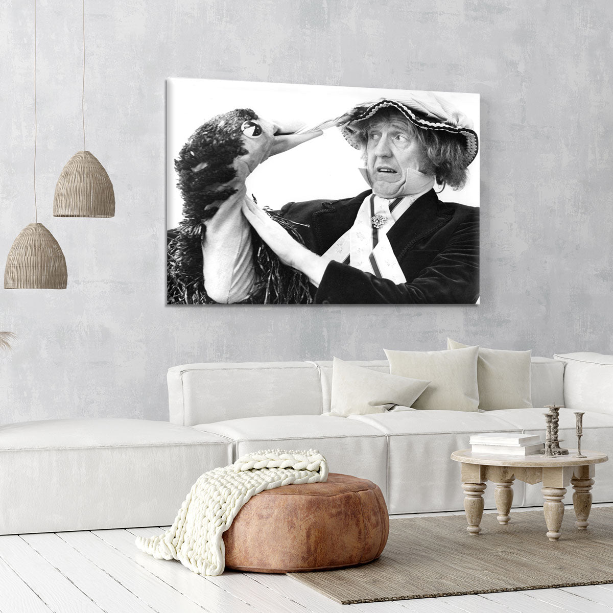 Rod Hull and Emu Canvas Print or Poster - Canvas Art Rocks - 6