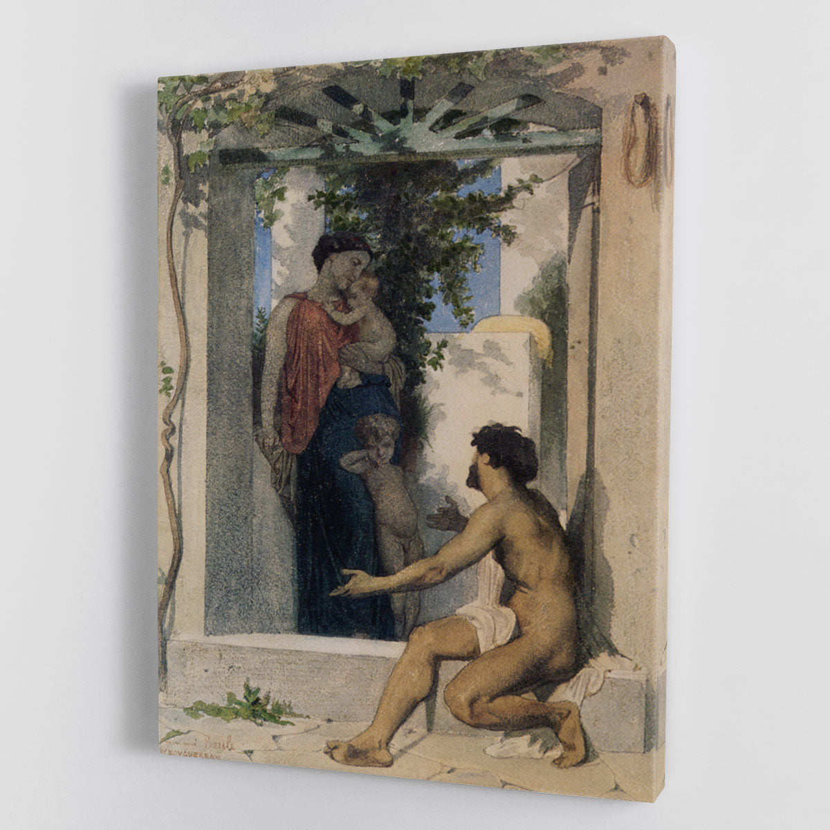 Roman Charity Unknown By Bouguereau Canvas Print or Poster - Canvas Art Rocks - 1