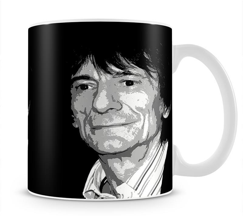 Ronnie Wood The Rolling Stones Pop Art Mug - Canvas Art Rocks - 1