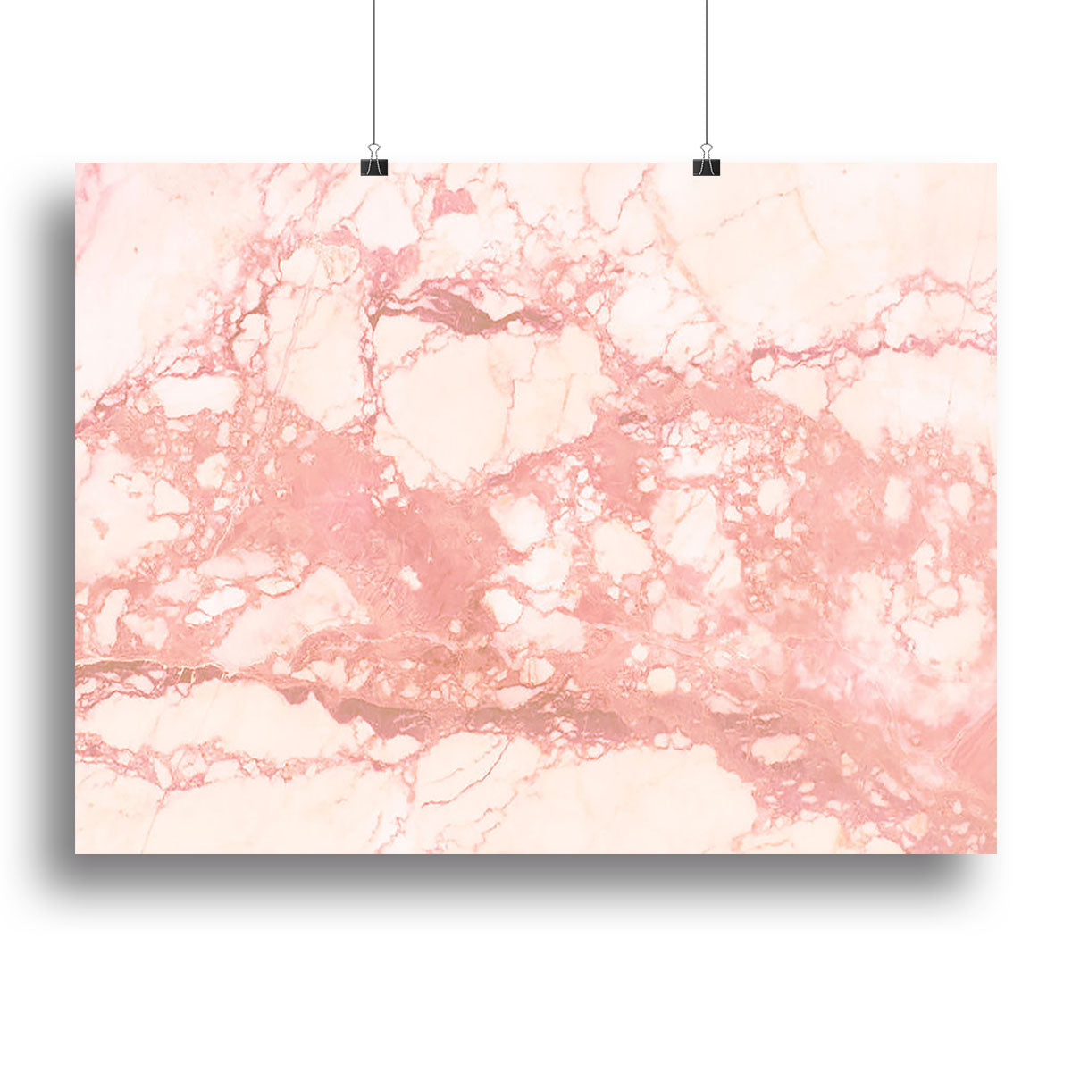 Rose Gold Marble Canvas Print or Poster - Canvas Art Rocks - 2