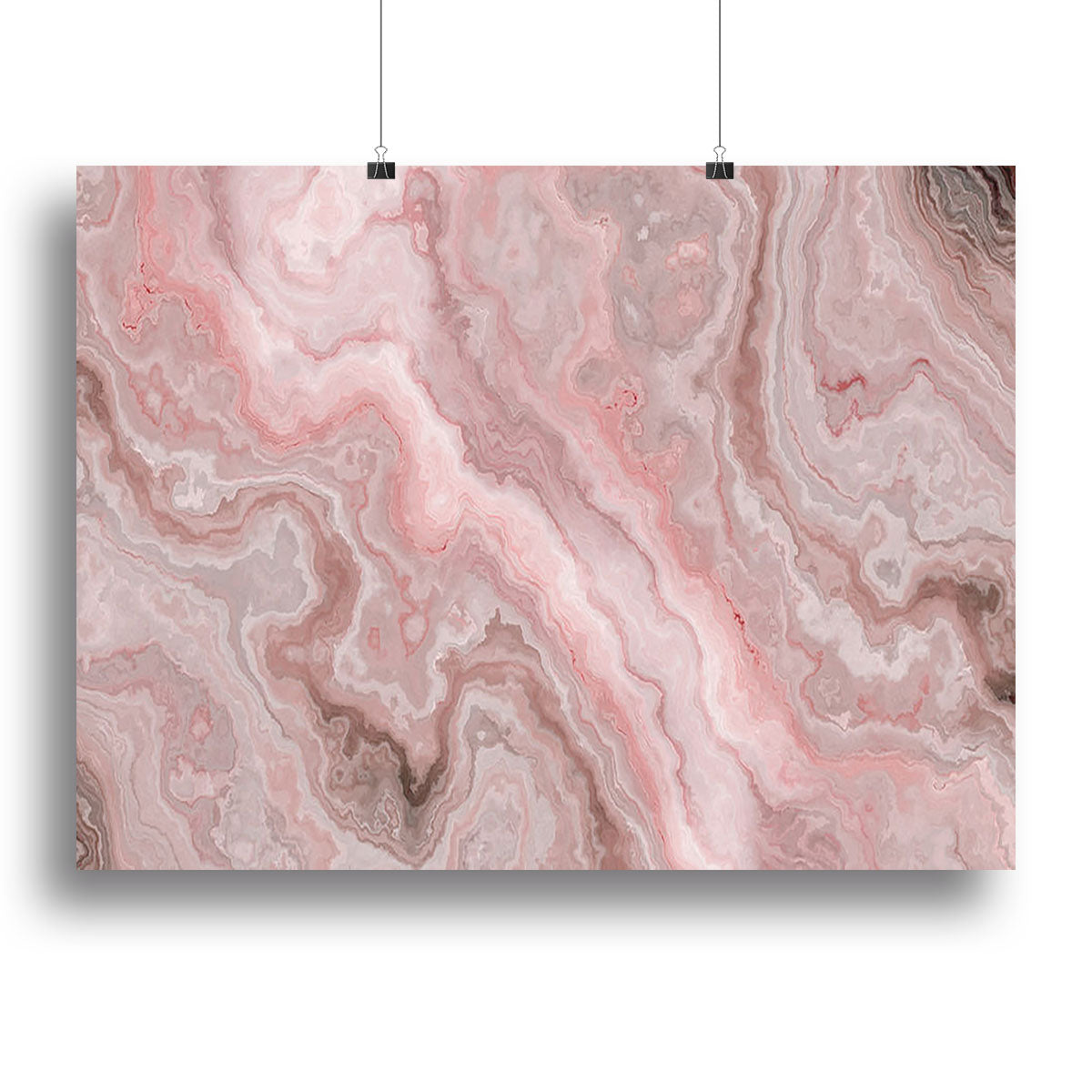 Rose Marble Canvas Print or Poster - Canvas Art Rocks - 2