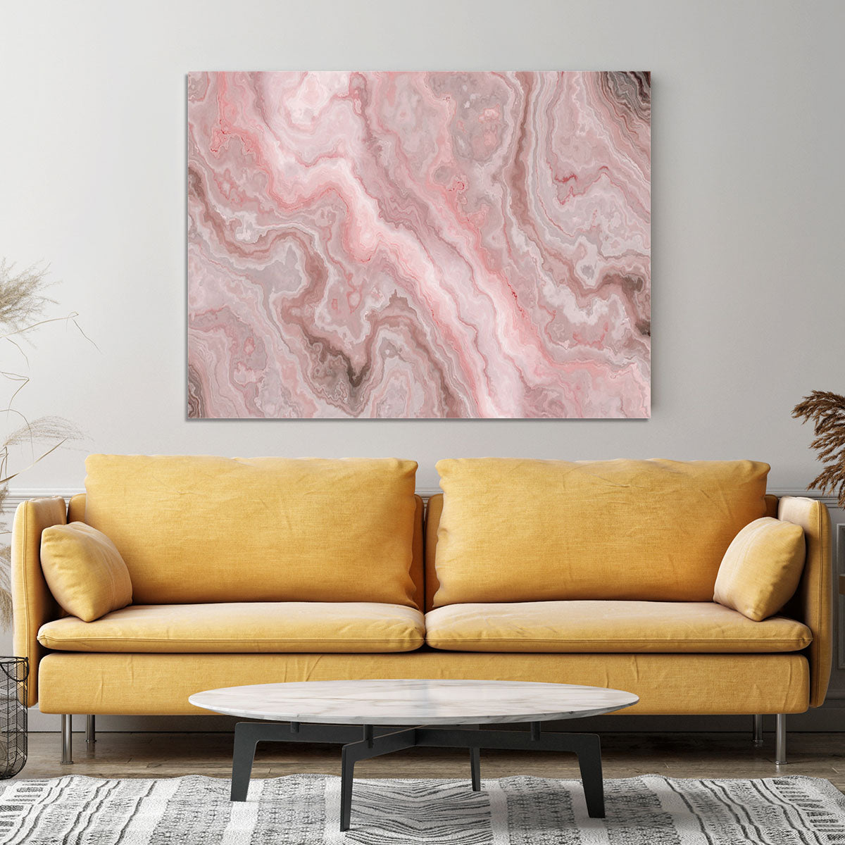 Rose Marble Canvas Print or Poster - Canvas Art Rocks - 4
