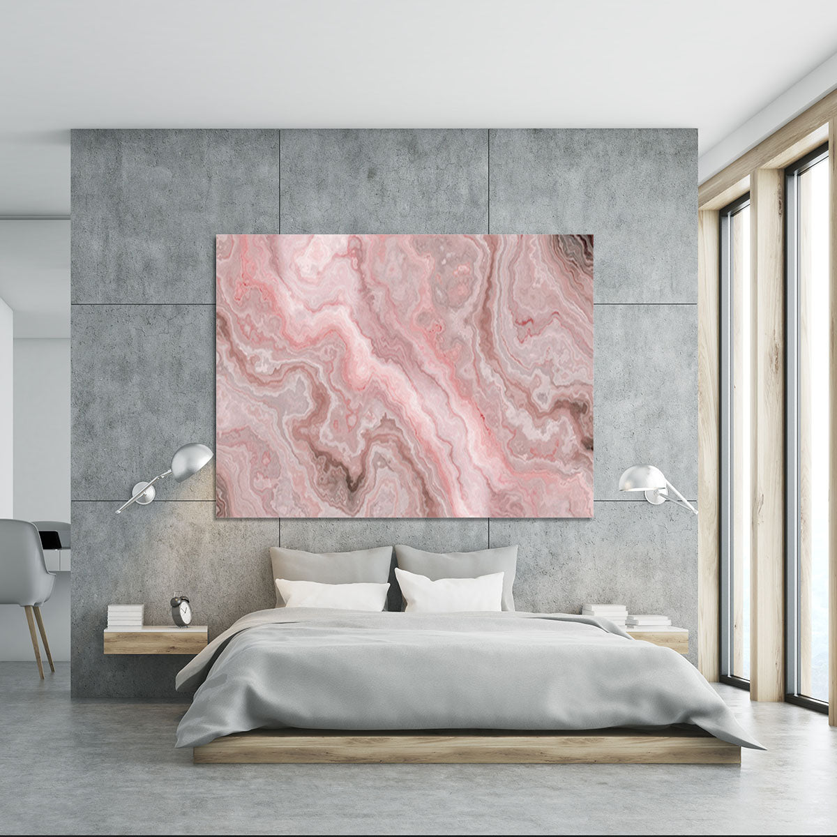 Rose Marble Canvas Print or Poster - Canvas Art Rocks - 5