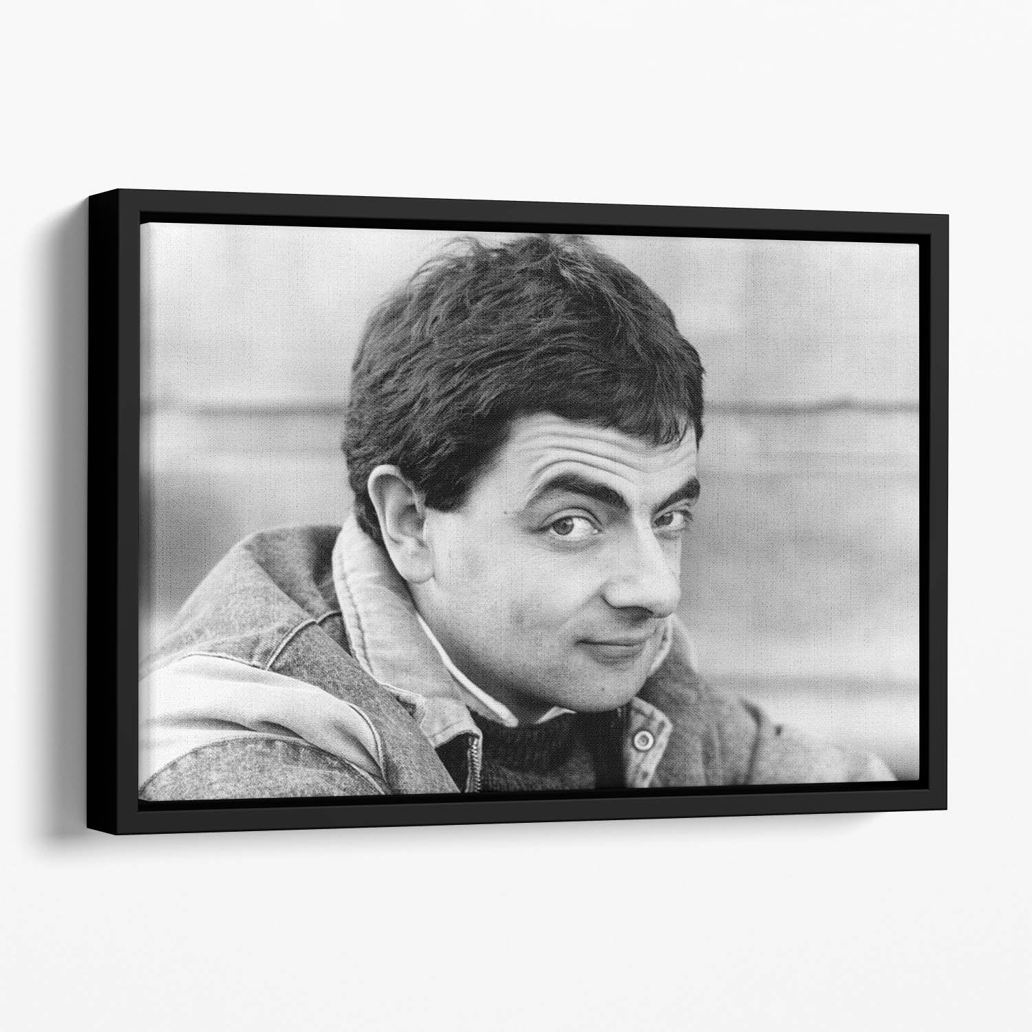 Rowan Atkinson Floating Framed Canvas