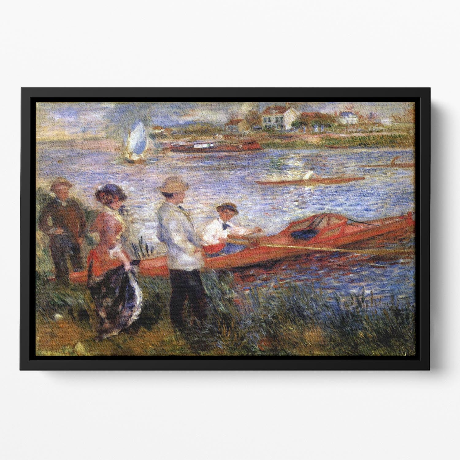 Rowers from Chatou by Renoir Floating Framed Canvas