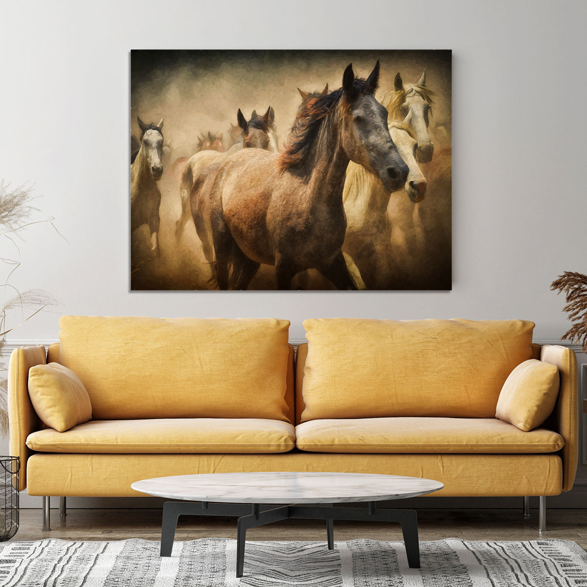 Running Horses Canvas Print or Poster - Canvas Art Rocks - 4