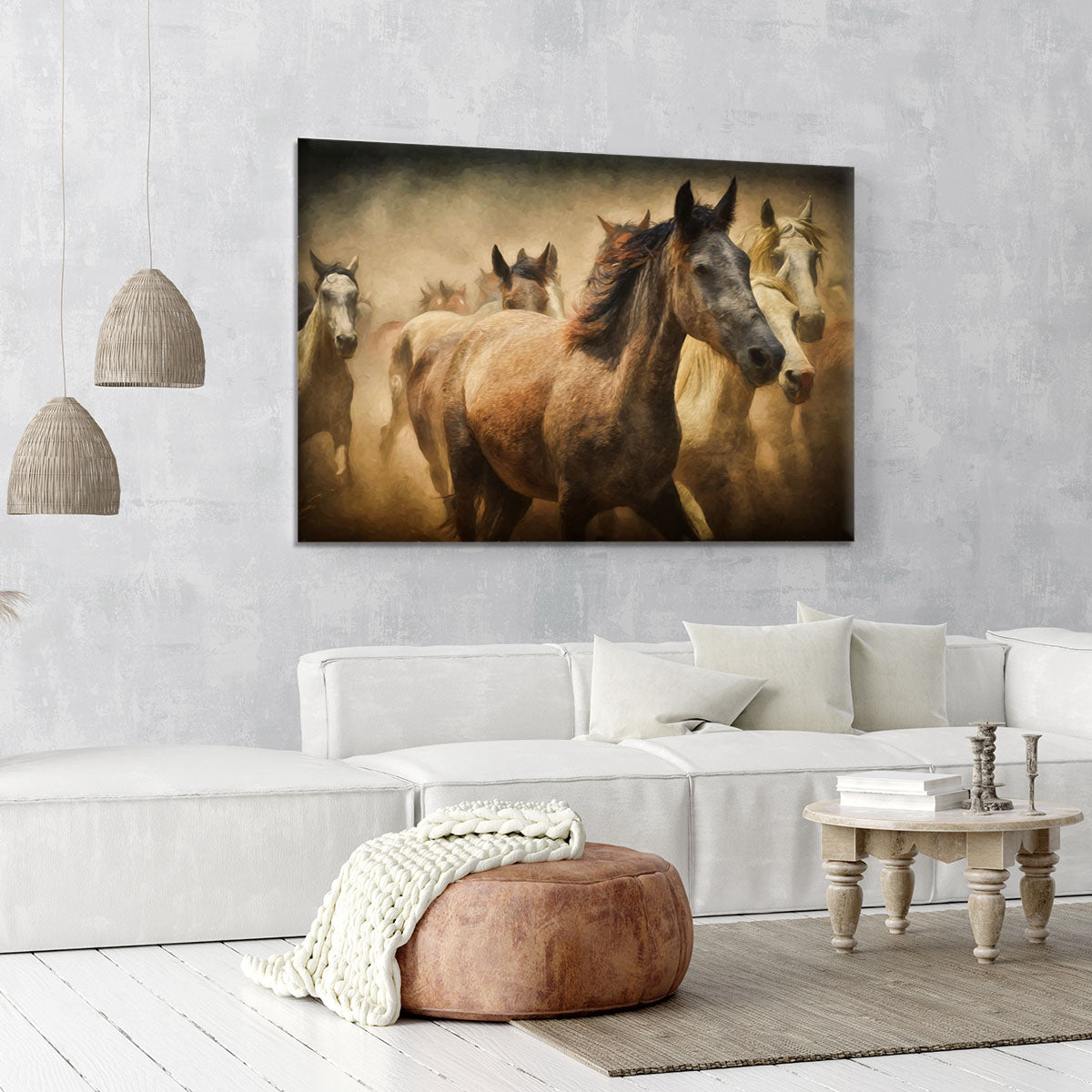 Running Horses Canvas Print or Poster - Canvas Art Rocks - 6