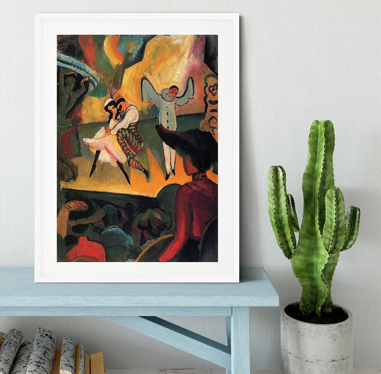 Russian ballet by Macke Framed Print - Canvas Art Rocks - 5