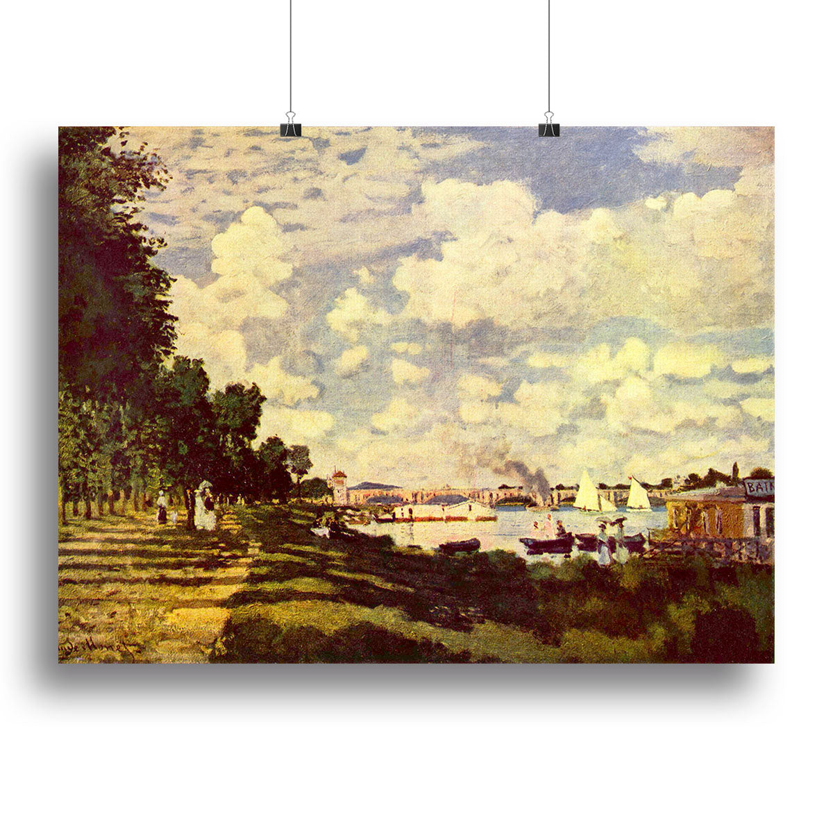 Sailing at Argenteuil by Monet Canvas Print or Poster - Canvas Art Rocks - 2