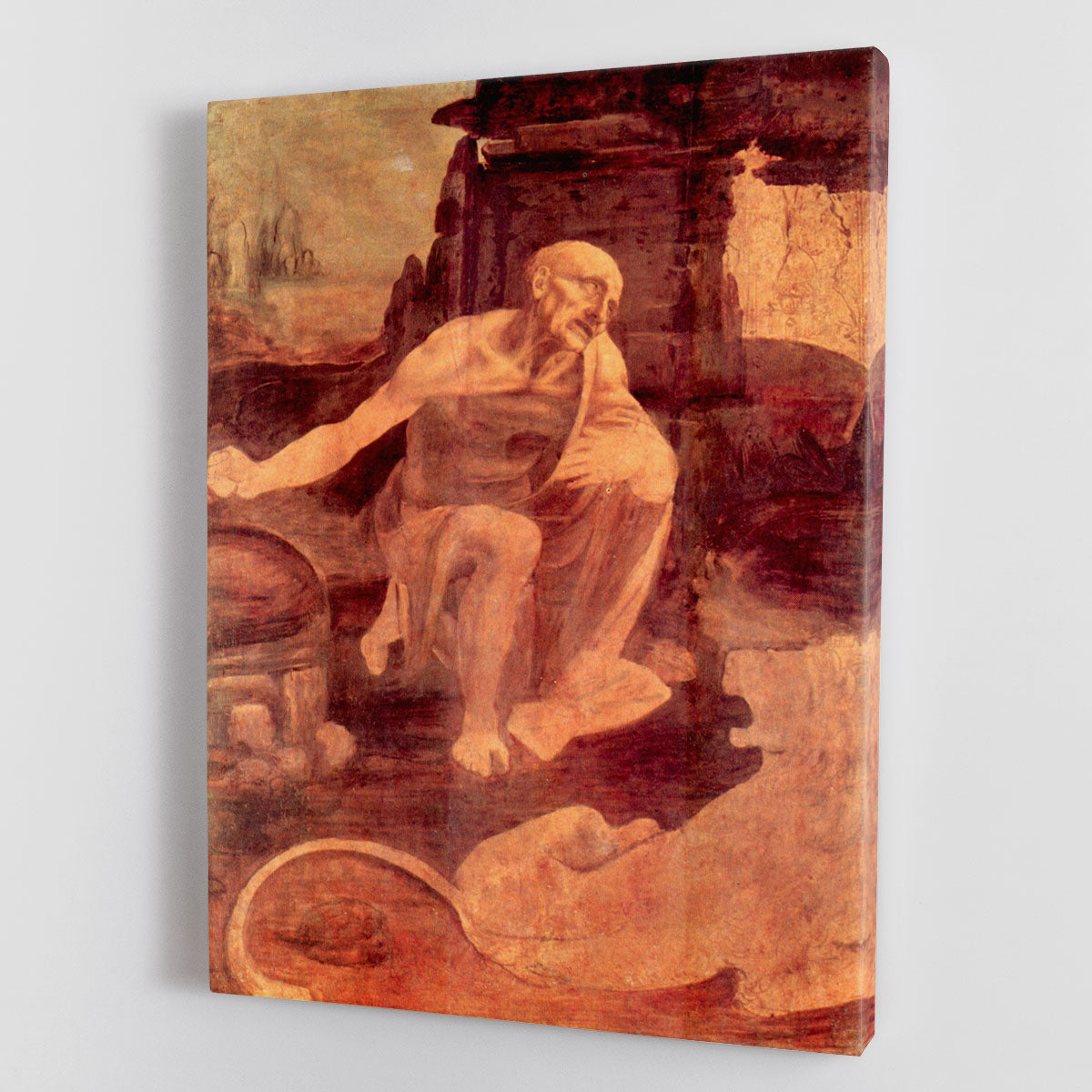 Saint Hieronymus by Da Vinci Canvas Print or Poster - Canvas Art Rocks - 1