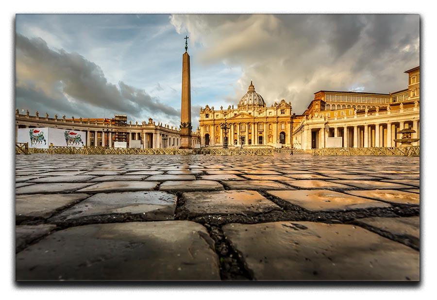 Saint Peter Basilica in the Morning Canvas Print or Poster  - Canvas Art Rocks - 1