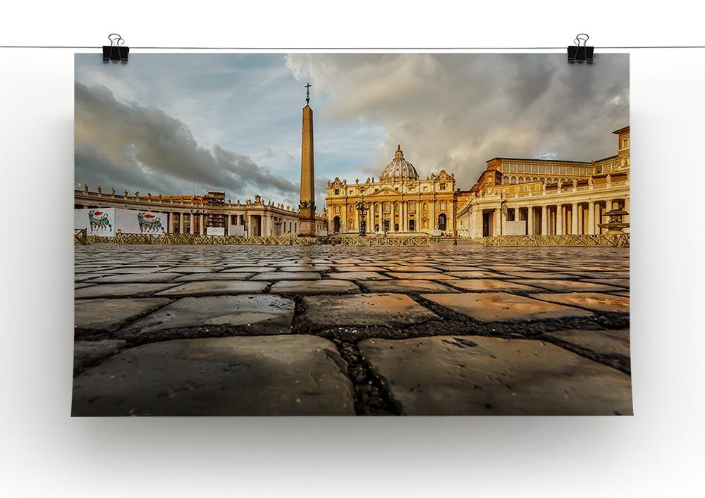Saint Peter Basilica in the Morning Canvas Print or Poster - Canvas Art Rocks - 2