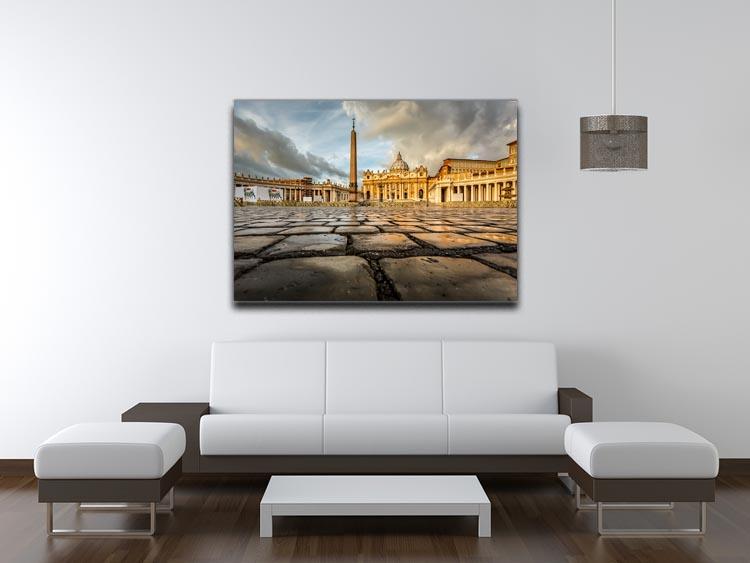 Saint Peter Basilica in the Morning Canvas Print or Poster - Canvas Art Rocks - 4