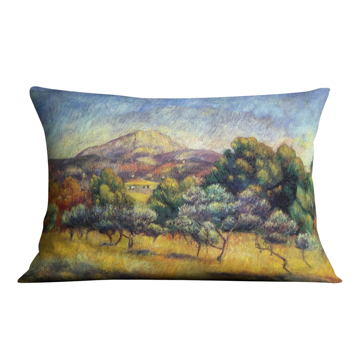 Sainte Vicoria Mountain by Renoir Cushion