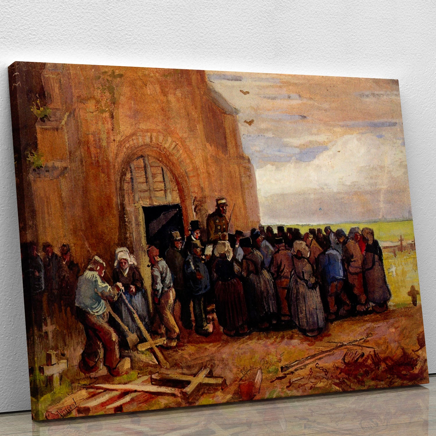Sale of Building Scrap by Van Gogh Canvas Print or Poster - Canvas Art Rocks - 1