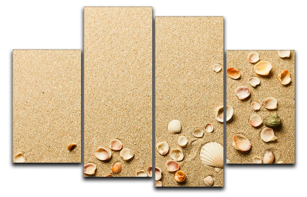 Sand 4 Split Panel Canvas - Canvas Art Rocks - 1