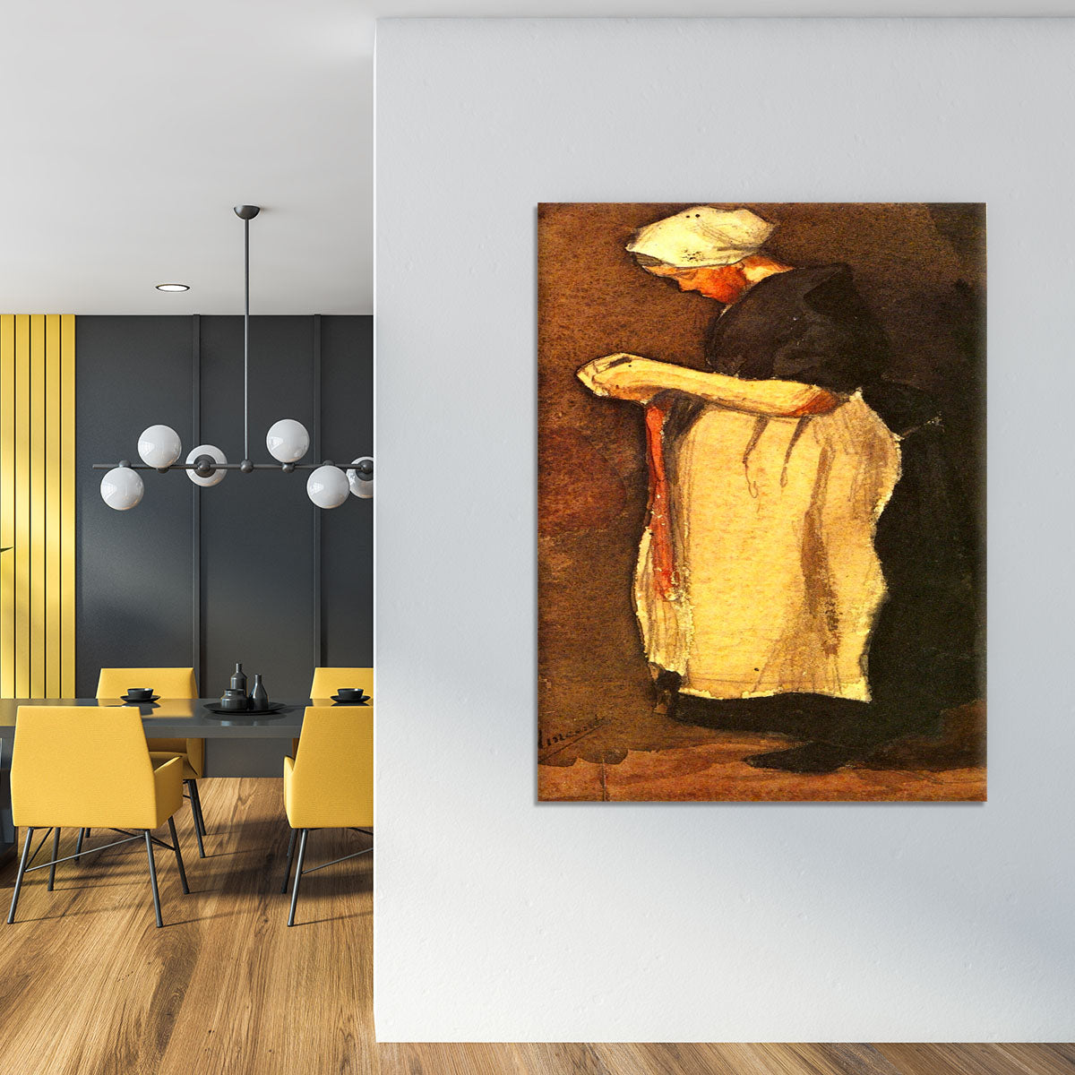 Scheveningen Woman by Van Gogh Canvas Print or Poster - Canvas Art Rocks - 4