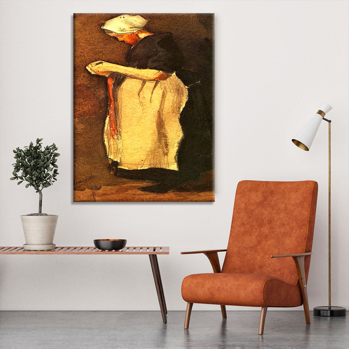 Scheveningen Woman by Van Gogh Canvas Print or Poster - Canvas Art Rocks - 6