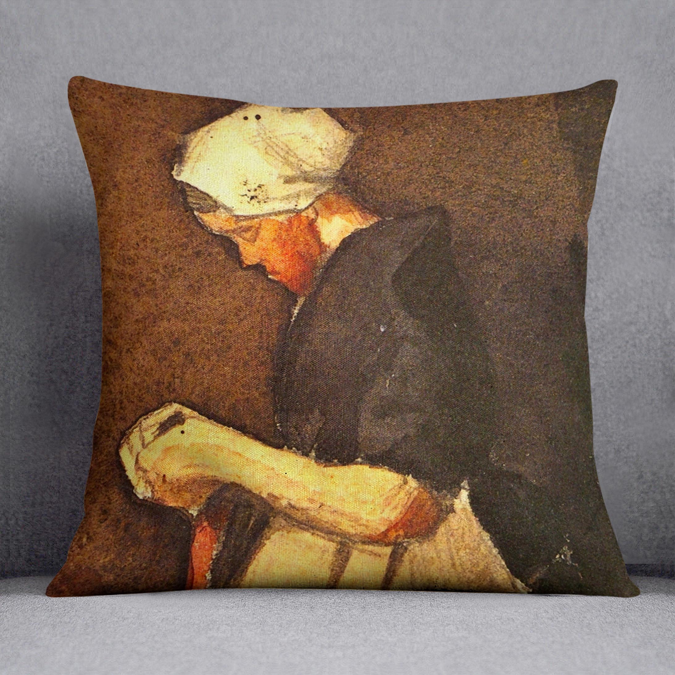 Scheveningen Woman by Van Gogh Cushion
