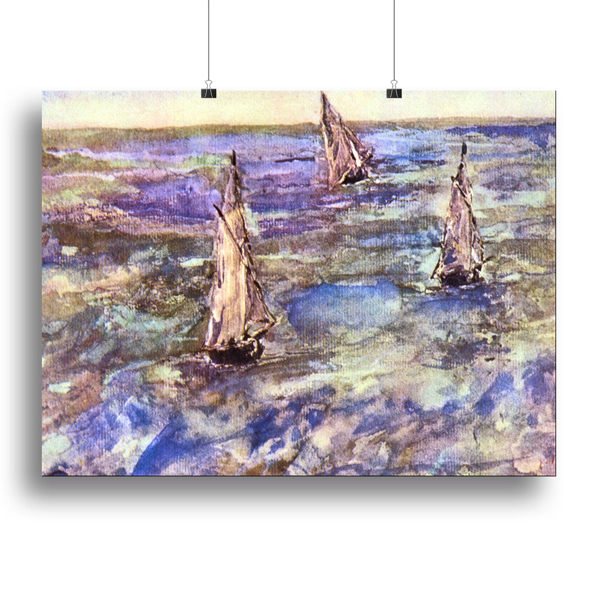 Seascape 1873 by Manet Canvas Print or Poster - Canvas Art Rocks - 2