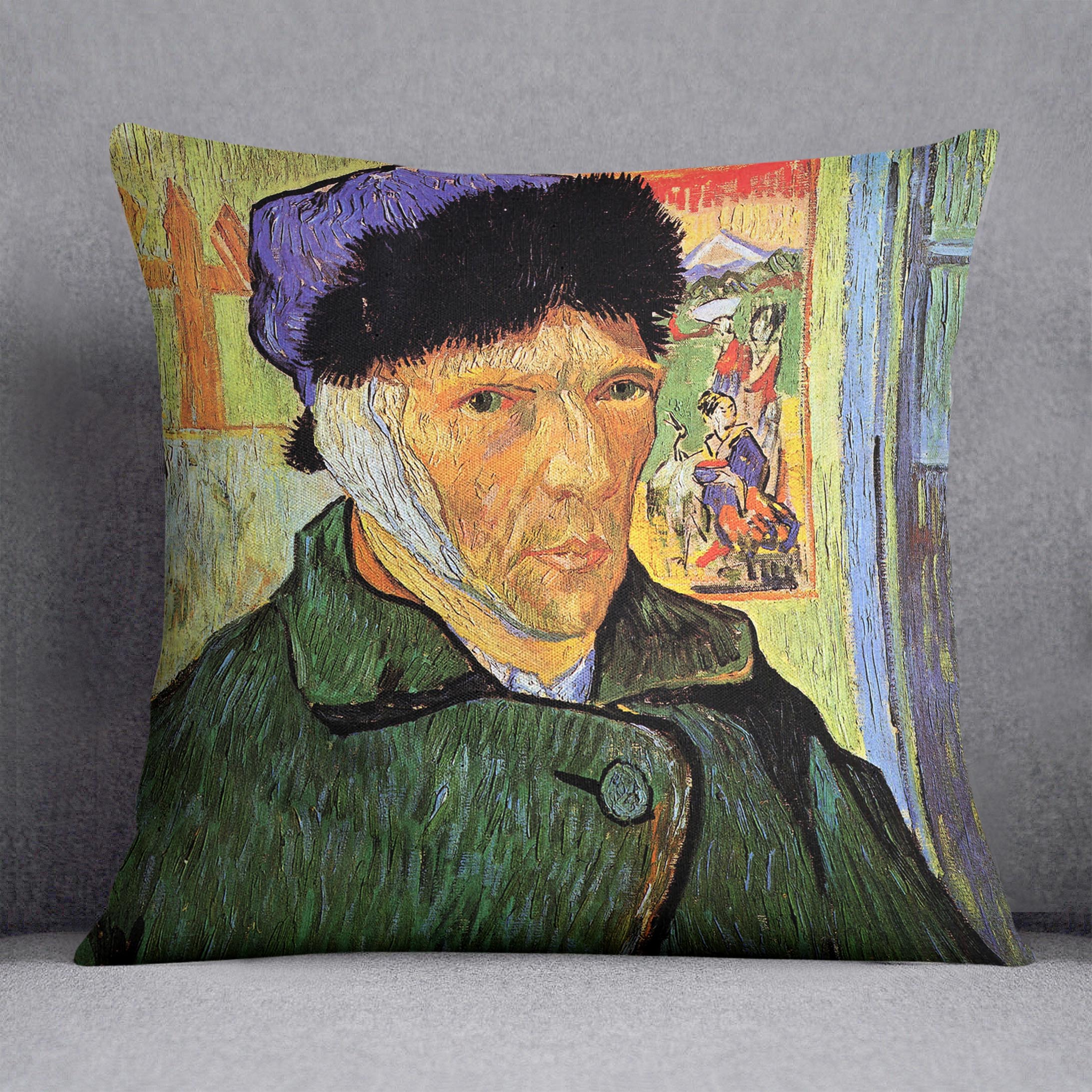 Self-Portrait 11 by Van Gogh Cushion