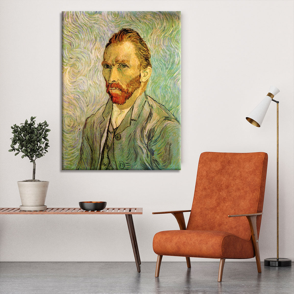 Self-Portrait 2 by Van Gogh Canvas Print or Poster - Canvas Art Rocks - 6