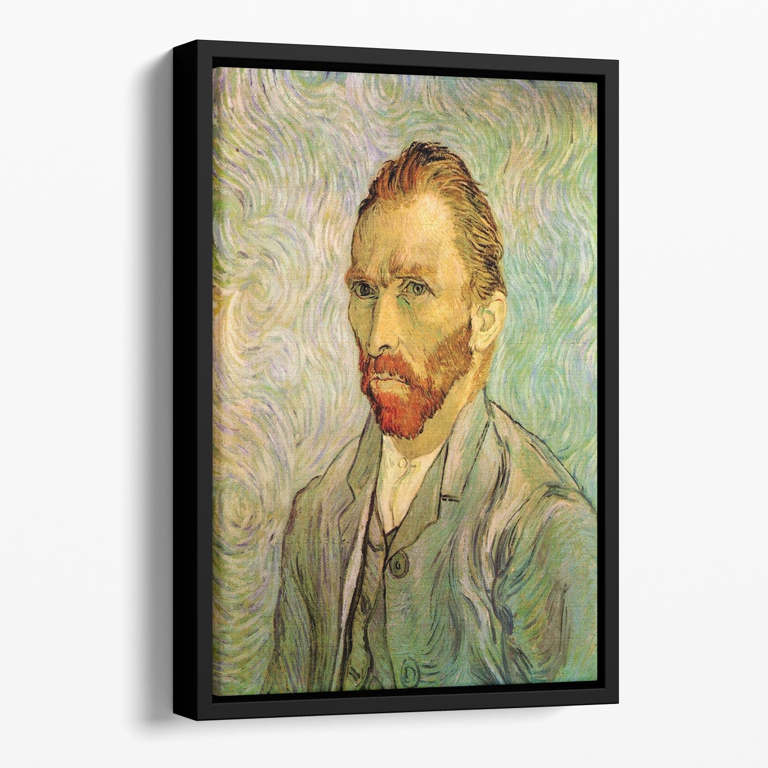 Self-Portrait 2 by Van Gogh Floating Framed Canvas