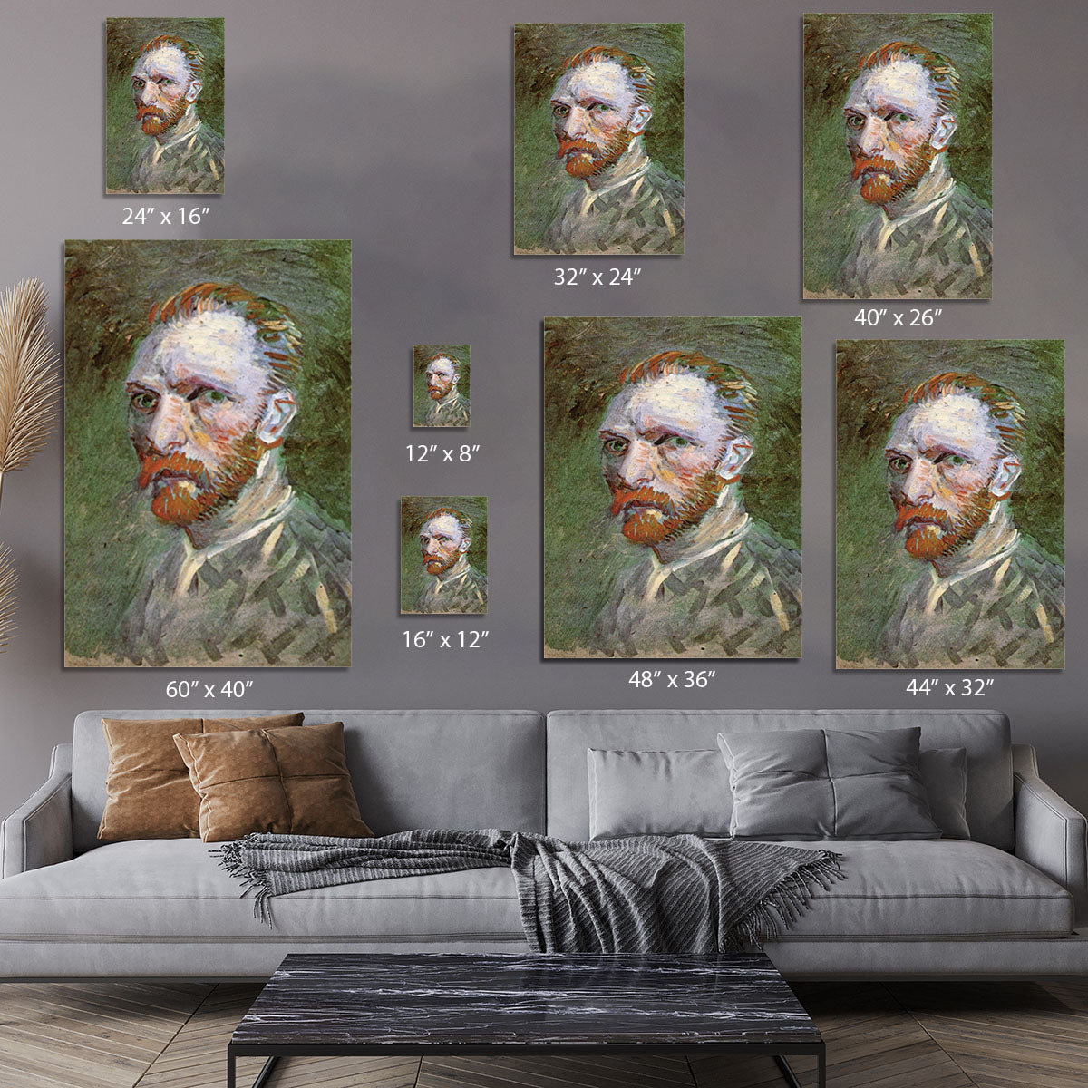 Self-Portrait 4 by Van Gogh Canvas Print or Poster - Canvas Art Rocks - 7