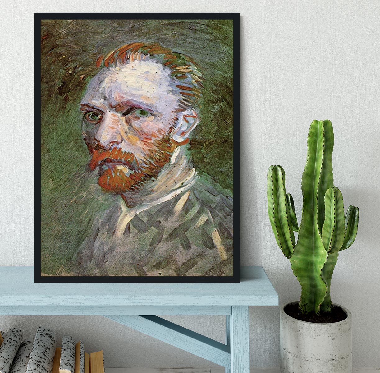 Self-Portrait 4 by Van Gogh Framed Print - Canvas Art Rocks - 2