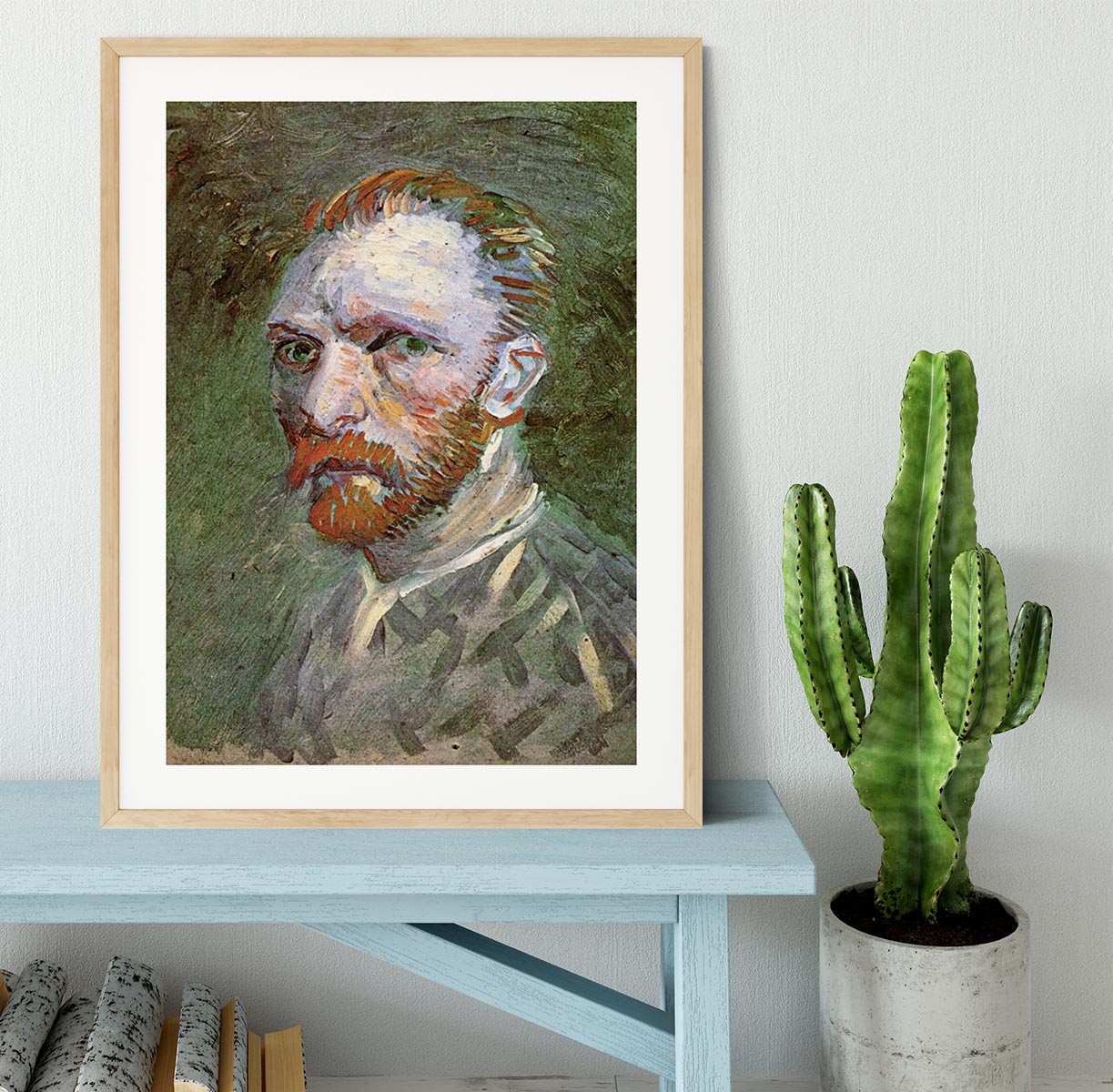 Self-Portrait 4 by Van Gogh Framed Print - Canvas Art Rocks - 3