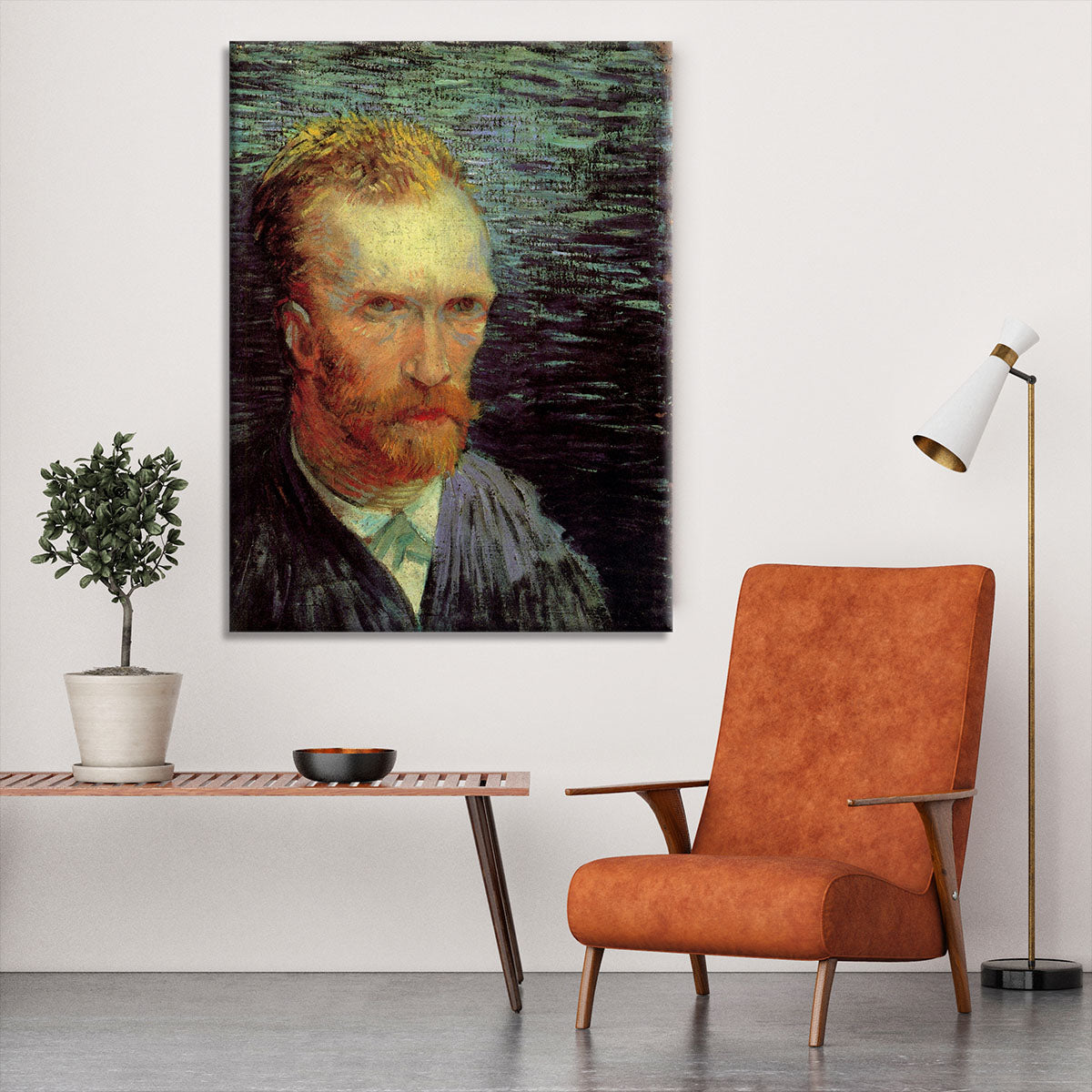 Self-Portrait 7 by Van Gogh Canvas Print or Poster - Canvas Art Rocks - 6