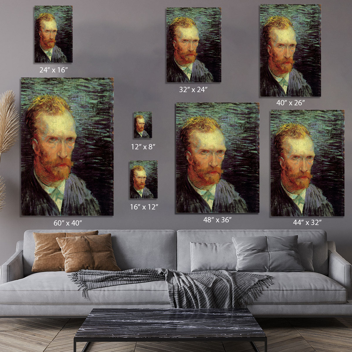 Self-Portrait 7 by Van Gogh Canvas Print or Poster - Canvas Art Rocks - 7