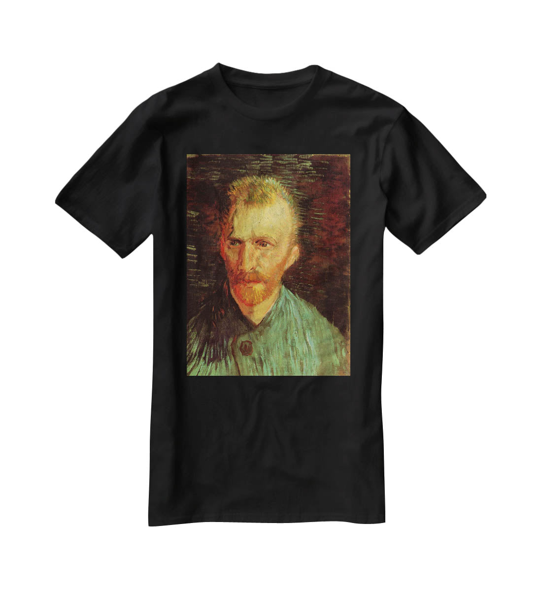 Self-Portrait 8 by Van Gogh T-Shirt - Canvas Art Rocks - 1